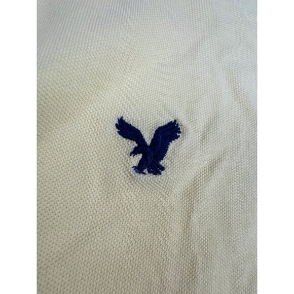 American Eagle Outfitters Yellow Polo Shirt XS Athletic Fit Cotton Made Vietnam - Picture 2 of 11